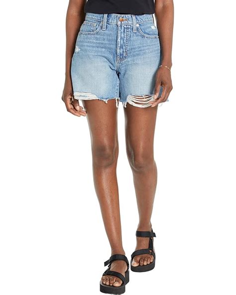 madewell jean shorts|relaxed mid length denim shorts.